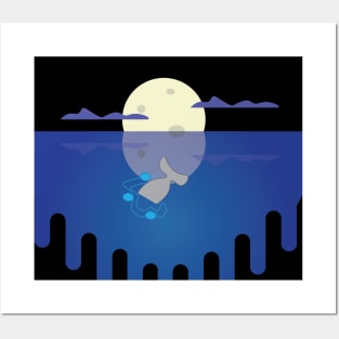 Night Moonlight Posters and Art